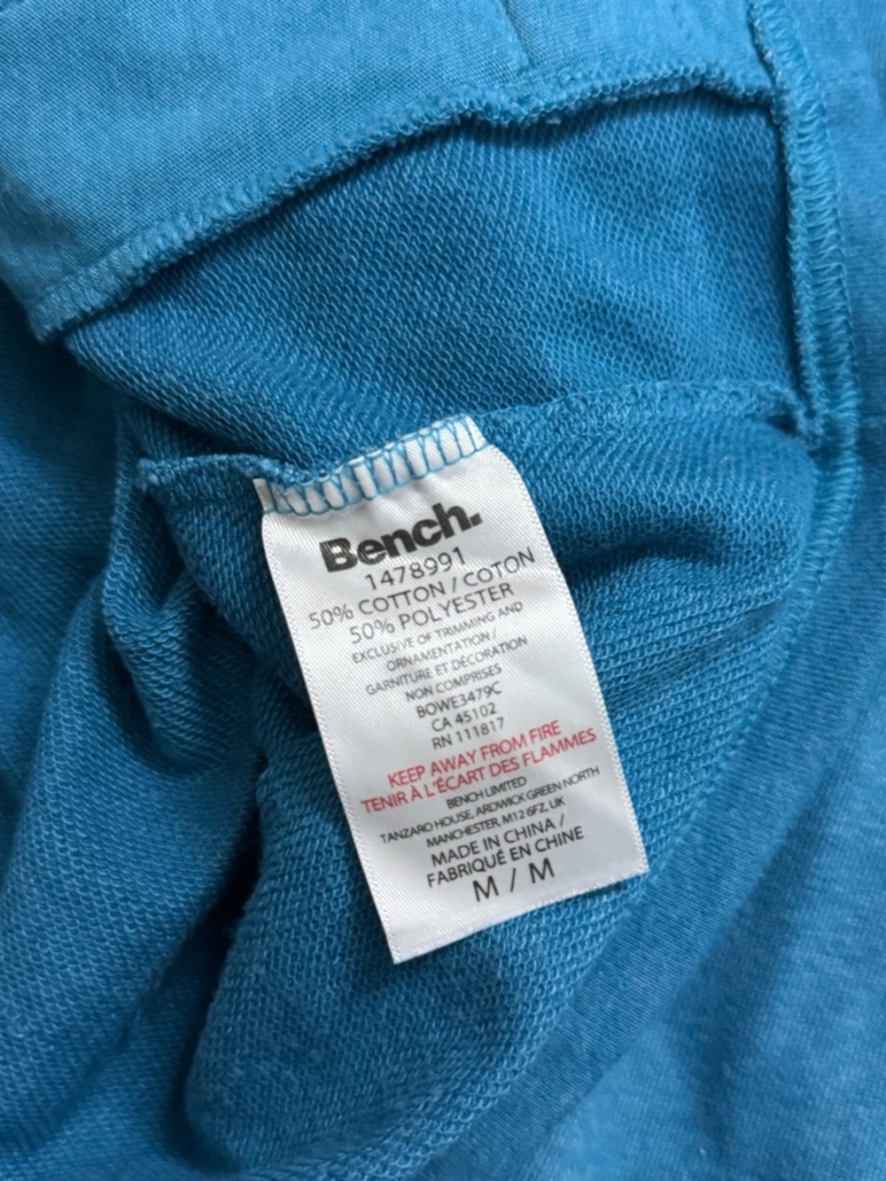 Bench - High-Collar Full Zip French Terry Jacket - Picture 4 of 11